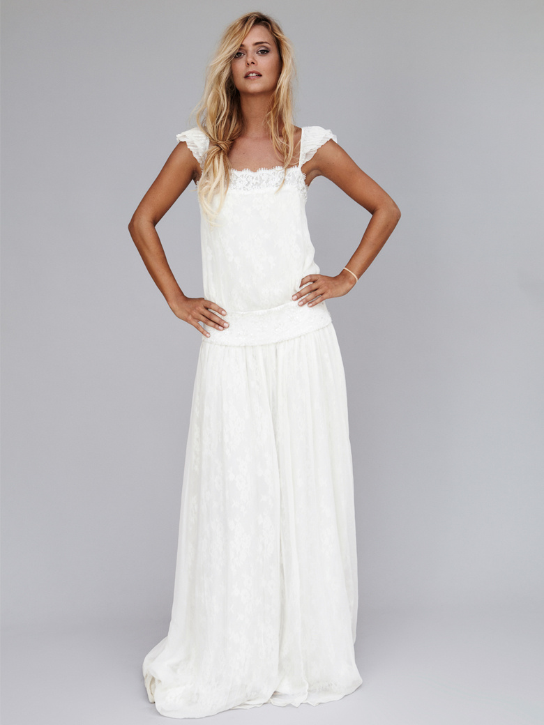 Achat robe blanche longue