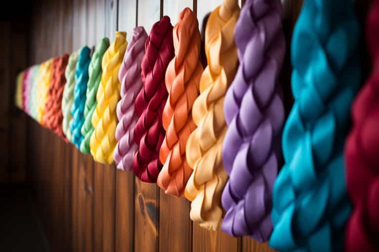 La fabrication de décorations murales en tissu tressé