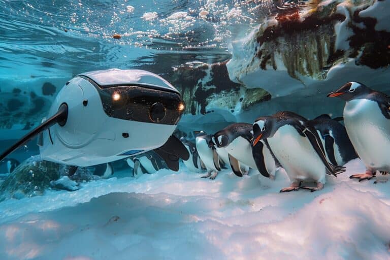 Comment utiliser un drone sous-marin pour l’observation des colonies de manchots sous l’eau ?